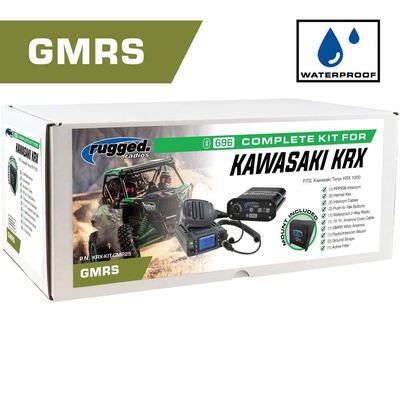 Rugged Radios Waterproof GMRS Radio UTV Communication Kit - KRX-KIT-GMR25-BTU